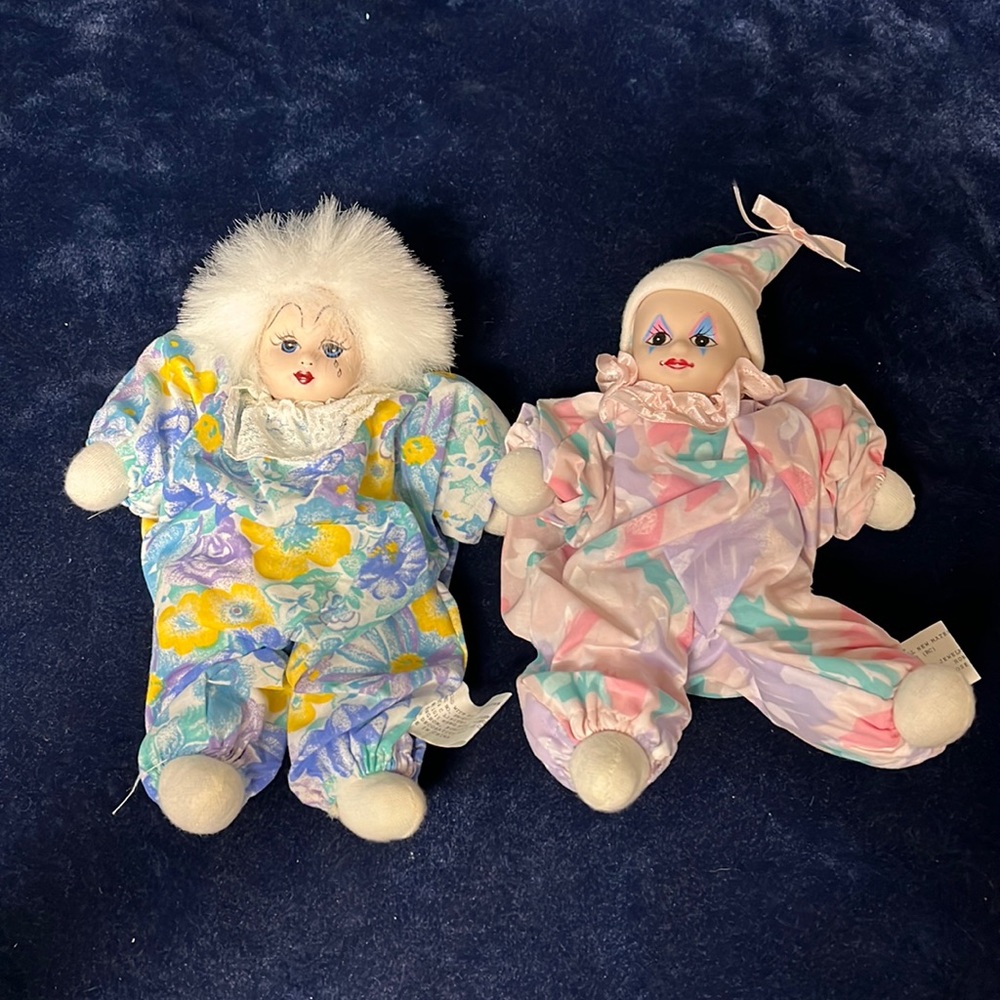 VTG Clown Dolls